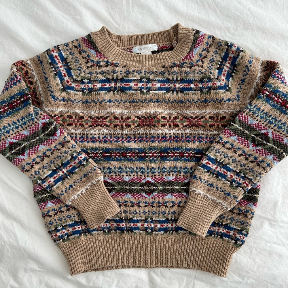 Jcrew kids fair isle sweater.